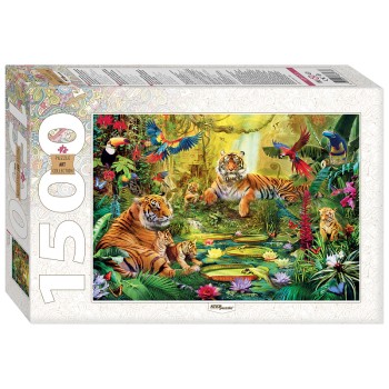 Степ. Пазл 1500 арт.83073 "В джунглях"