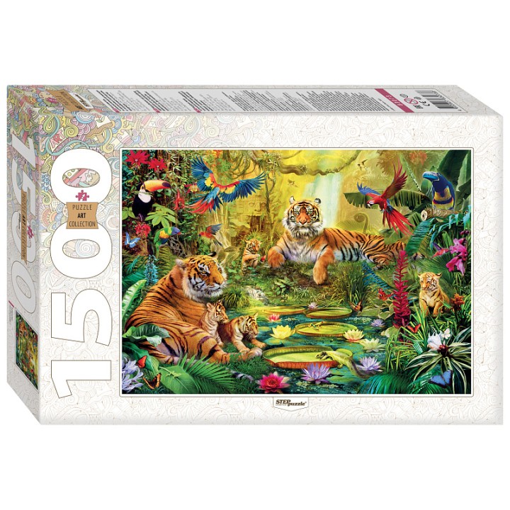 Степ. Пазл 1500 арт.83073 "В джунглях"