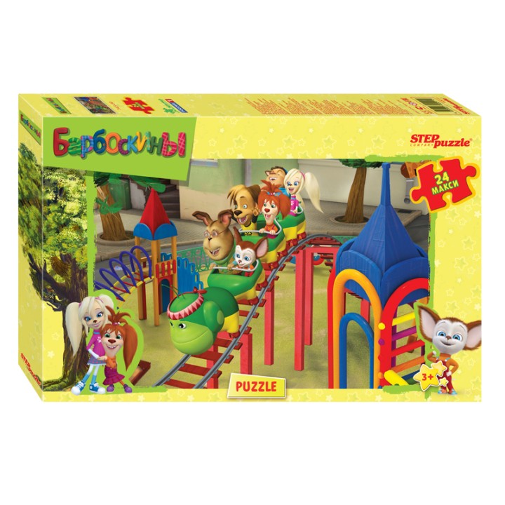 Степ. Пазл 24 Макси арт.90011 "Барбоскины" /12