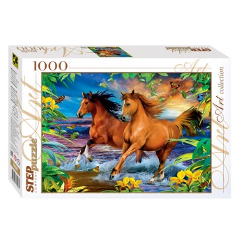 Степ. Пазл 1000 арт.79097 "Лошади" /9