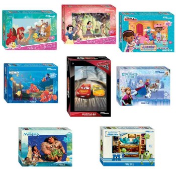 Степ. Пазл 80 Дисней арт.77148 "Дисней № 5"