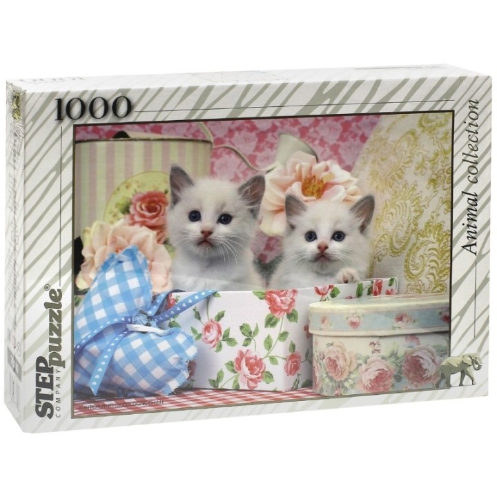 Степ. Пазл 1000 арт.79100 "Котята" /9