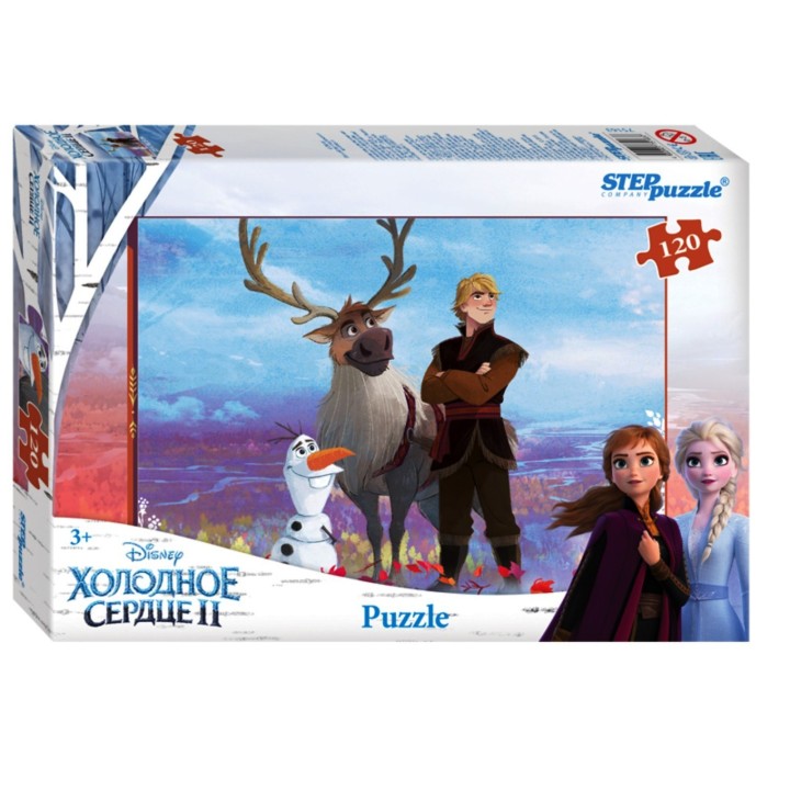 Степ. Пазл 120 Дисней арт.75163 "Холодное сердце"