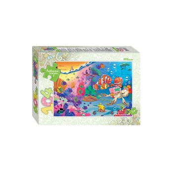 Степ. Пазл 104 арт.82033 "Подводный мир" (Любимые сказки)