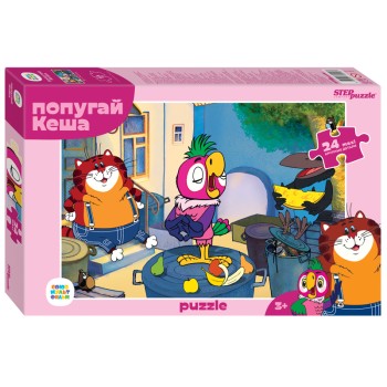 Степ. Пазл 24 Макси Союзмультфильм арт.70016 "Попугай Кеша"