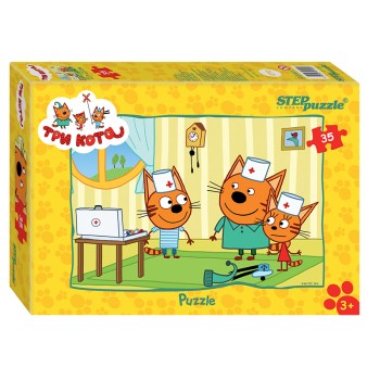 Степ. Пазл 35 арт.91150 "Три кота" /10