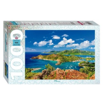 Степ. Пазл 1000 арт.79139 "Антигуа и Барбуда"