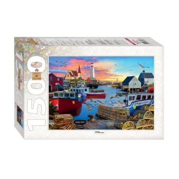 Степ. Пазл 1500 арт.83067 "Бухта Пегги"