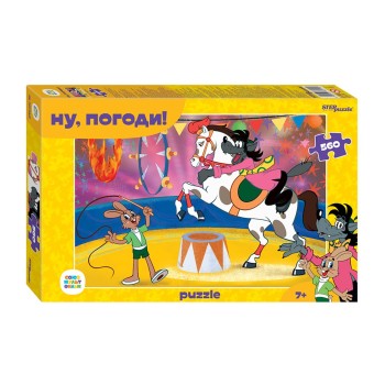 Степ. Пазл 560 "Союзмультфильм" арт.78111 "Ну,Погоди!" /12