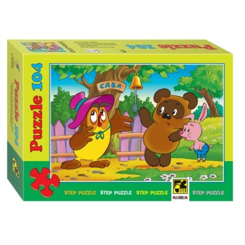 Степ. Пазл 104 "Союзмультфильм" арт.82034 "Винни Пух" /48