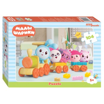 Степ. Пазл 104 арт.82173 "Малышарики"