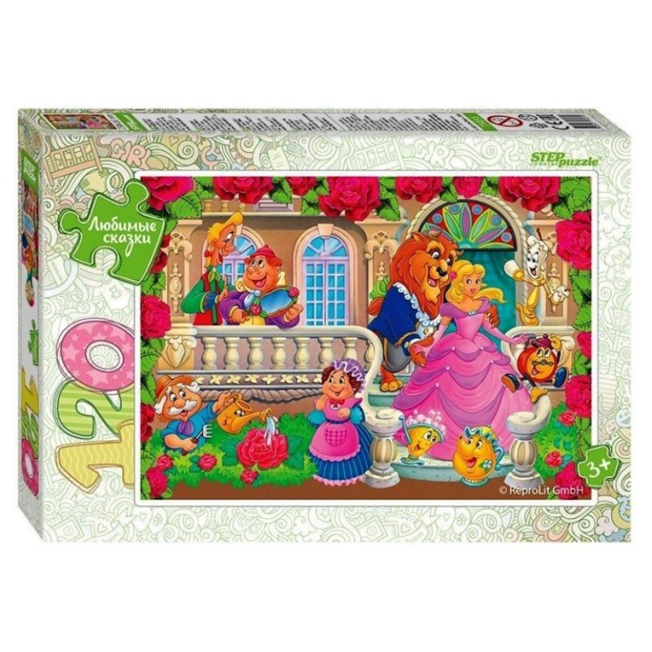 Степ. Пазл 360 арт.73072 "Красавица и Чудовище"