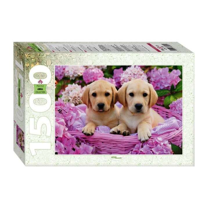 Степ. Пазл 1500 арт.83069 "Щенята"