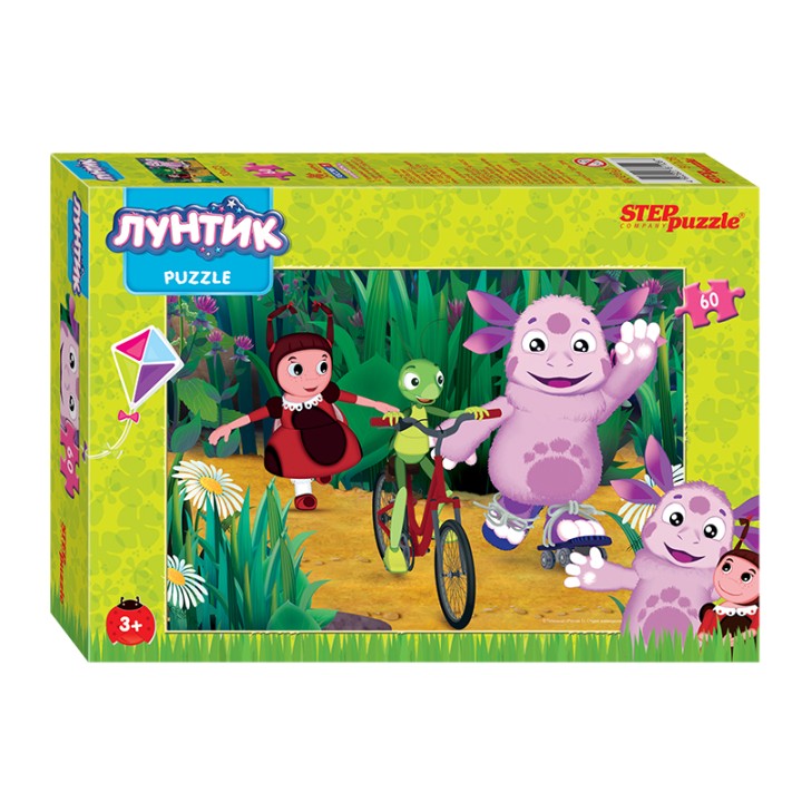 Степ. Пазл 60 арт.81128 "Лунтик"