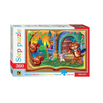 Степ. Пазл 360 арт.73073/73025 "Кот в сапогах" /12