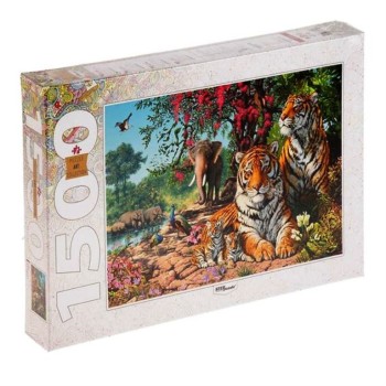 Степ. Пазл 1500 арт.83054 "Тигры" /9