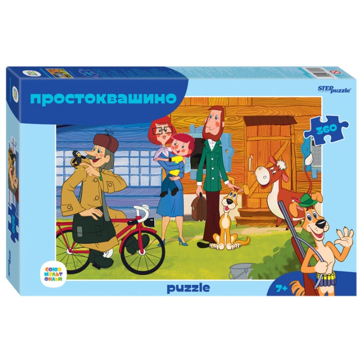 Степ. Пазл 360 Союзмультфильм арт.73080 "Простоквашино" (new) /12