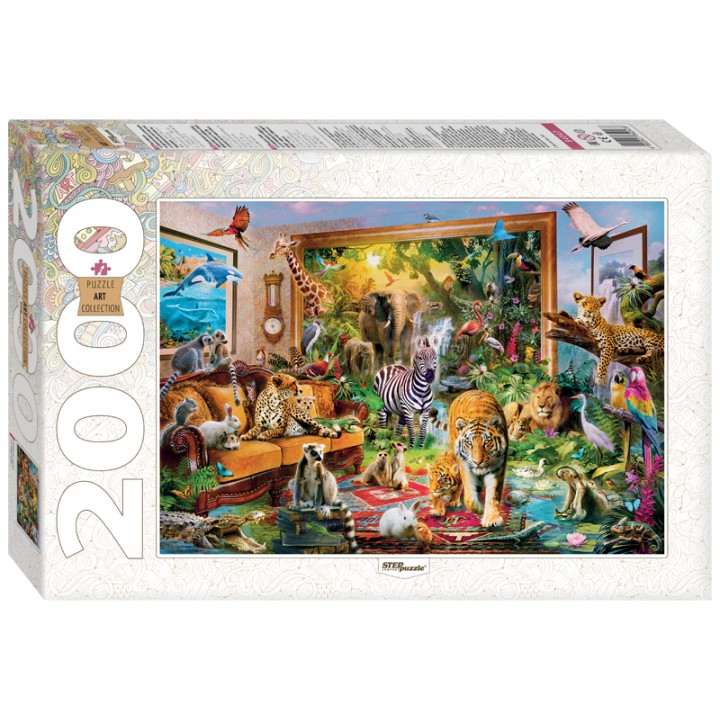 Степ. Пазл 2000 арт.84047 "Ожившая сказка"