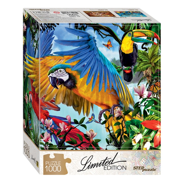 Степ. Пазл 1000 Limited Edition арт.79804 "Попугаи"