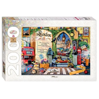 Степ. Пазл 2000 арт.84033 "Лондон. Жизнь — открытая книга"