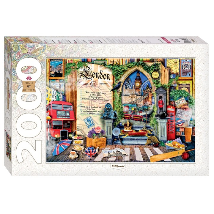 Степ. Пазл 2000 арт.84033 "Лондон. Жизнь — открытая книга"