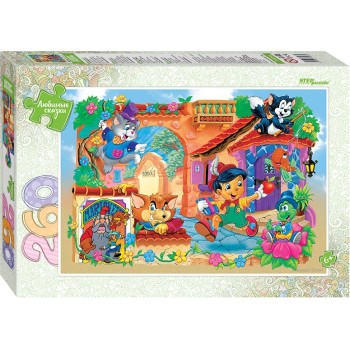 Степ. Пазл 260 арт.74066 Любимые сказки "Пиноккио"