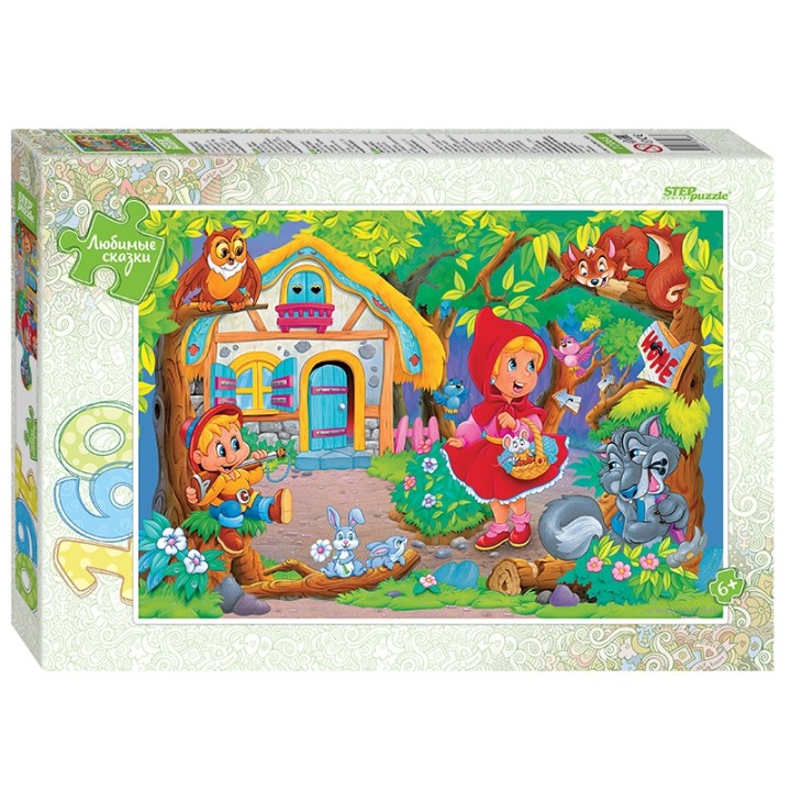 Степ. Пазл 160 арт.72068 "Красная Шапочка" (Любимые сказки)