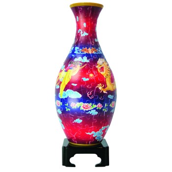 Степ. Пазл-ваза арт.98221 "Танщующий дракон и летящий феникс" 160 дет.