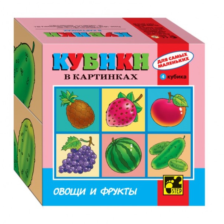 Степ. Кубики д/маленьких 4 эл. арт.87316 №3 /72