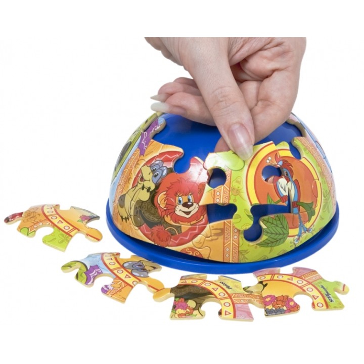 Степ.Пазл-шар арт.98104 "Львёнок и черепаха" 24 эл. д.12 /10