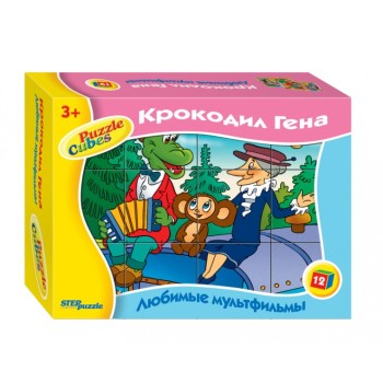 Степ. Кубики 12 элем. арт.87341/87303 "Чебурашка" /20