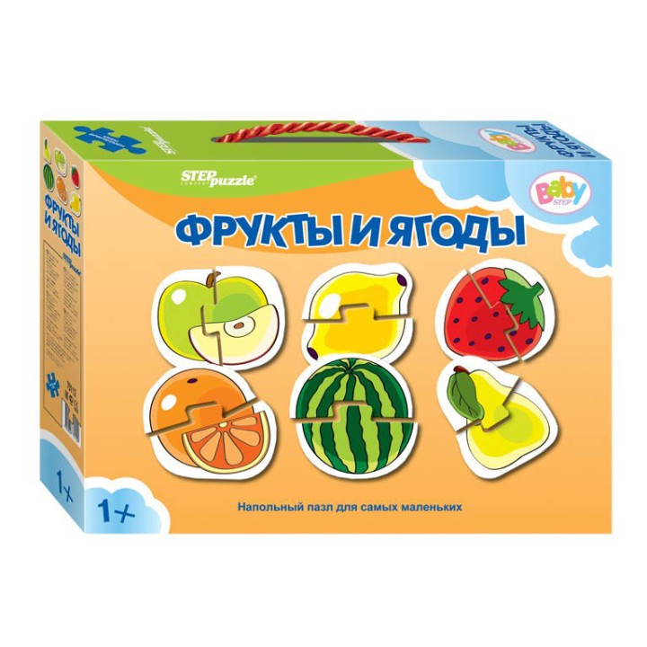 Степ. Напольный пазл арт.70112 "Фрукты и ягоды" (малый) /6