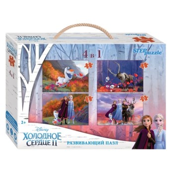 Степ. Напольный пазл-мозаика арт.70165 средний "Холодное сердце - 2" (Disney)