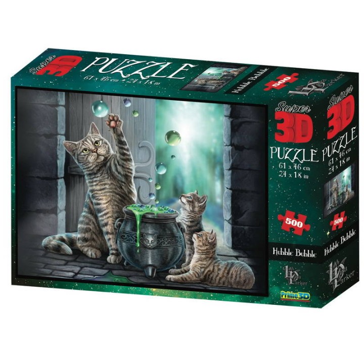 Пазл Super 3D 500 арт.10186 "Буль-буль" 6+