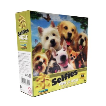 Пазл Super 3D 048 арт.13535 "Собаки селфи" 3+