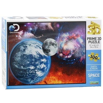 Пазл Super 3D 500 арт.10081 "Космический пейзаж" 6+