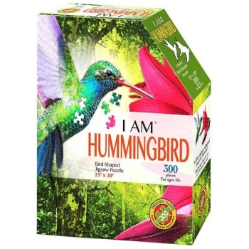 Пазл Контурный 300 арт.6009 "Колибри" 10+