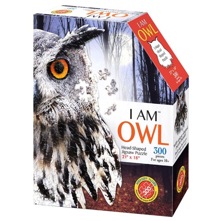 Пазл Контурный 300 арт.6012 "Сова" 10+