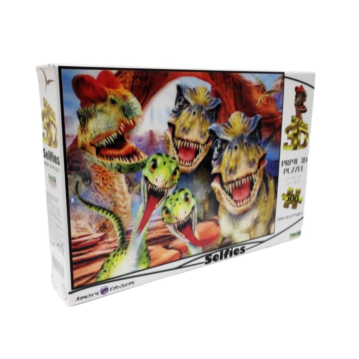 Пазл Super 3D 500 арт.10132 "Дино селфи" 6+