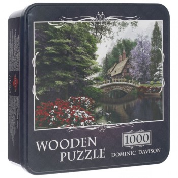 Пазл дерев. 1000 арт.10025 "Уединенный коттедж" в жест.кор. Dominic Davison /6