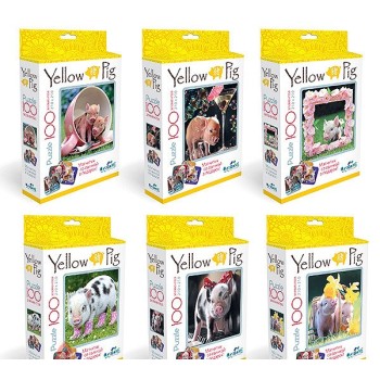 Origami. Пазл 100 "2019 Год Свиньи" в асс. +магнит арт.04348