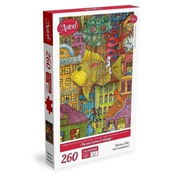 Астрель Пазл "Белые коты в городе" 260 дет. арт.05613