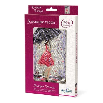 Origami. Алмазные узоры "Мелодия дождя" 10*15см арт.04727