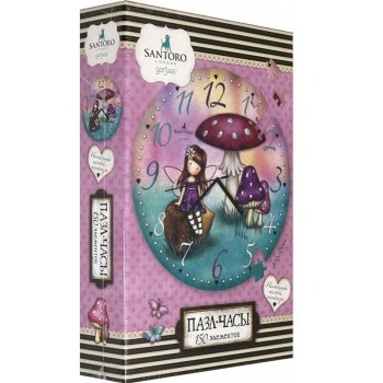 Origami. Пазл Часы 150 эл. "Santoro. Faerie Folk" арт.05131