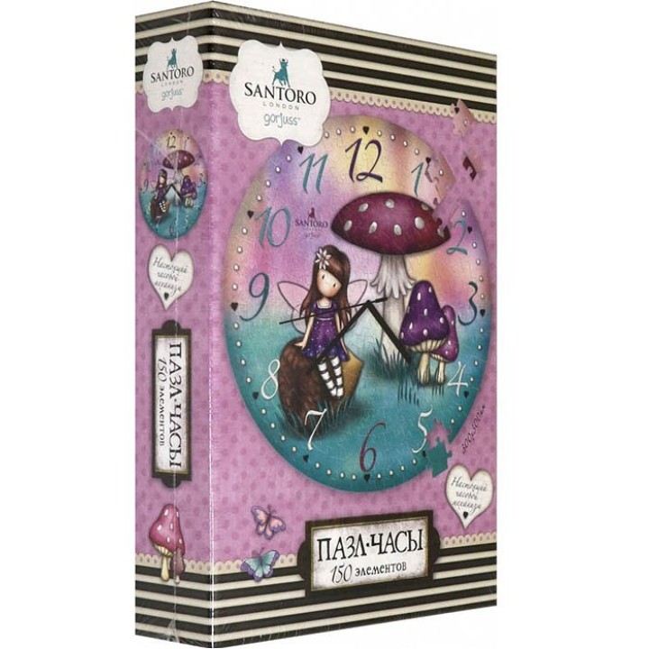 Origami. Пазл Часы 150 эл. "Santoro. Faerie Folk" арт.05131