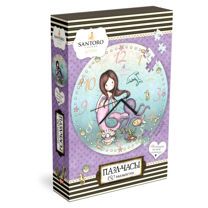 Origami. Пазл Часы.150 эл."Santoro. So Nice To Sea You" арт.05132
