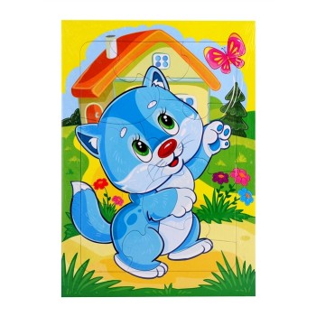 Дрофа. Развивающая рамка "Котик" арт.3818 /100