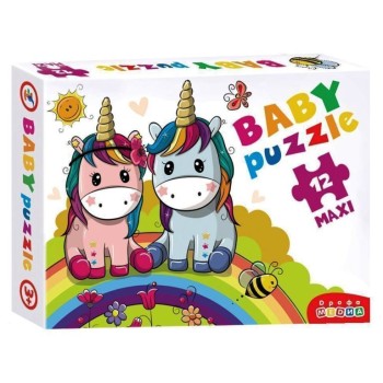 Дрофа. Baby Puzzle. "Радужные единороги" арт.3848