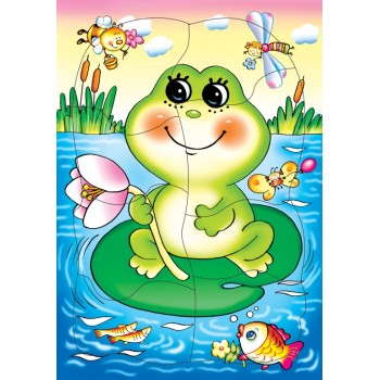 Дрофа. Развивающая рамка "Лягушонок" арт.1198 /50