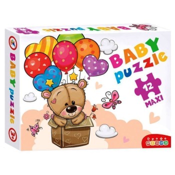 Дрофа. Baby Puzzle. "Мишка и воздушные шары" арт.3844